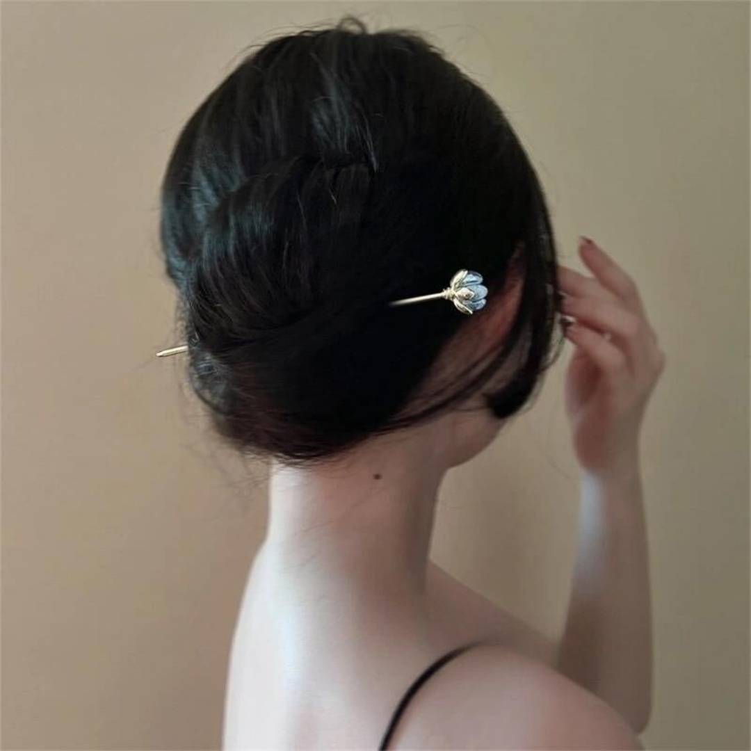 Jepit Rambut Bunga Biru, Akses - Supply Florist ulasan dan harga