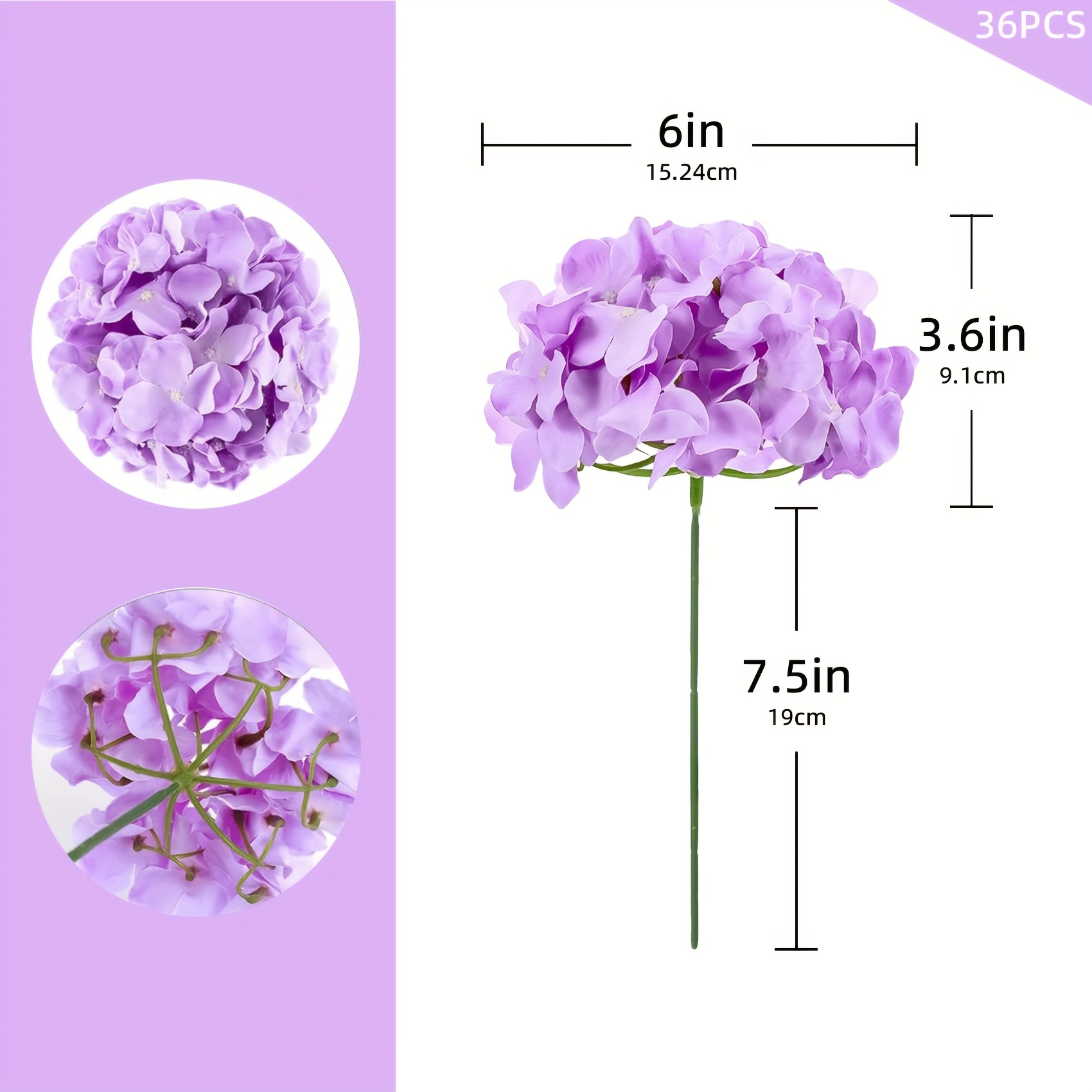 Bunga Hydrangea Buatan Warna U - Florist Supply Bulk ulasan dan harga