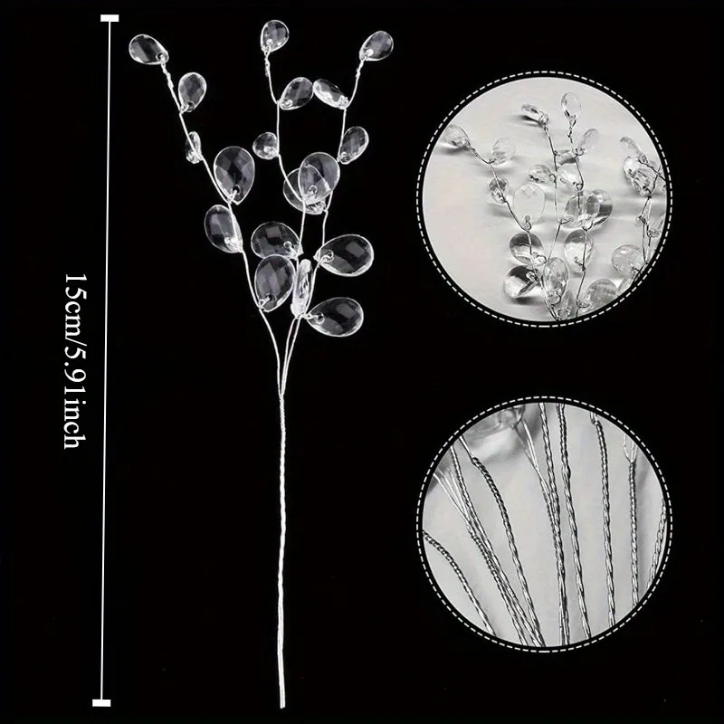 10/20 buah Batang Bunga Manik- - Florist Supply Bulk ulasan dan harga