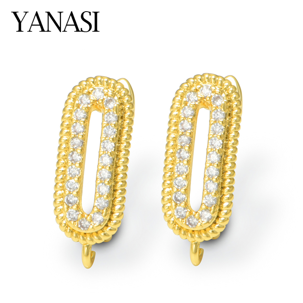 1 Pasang Kait Anting Kuningan  - Supply Florist ulasan dan harga